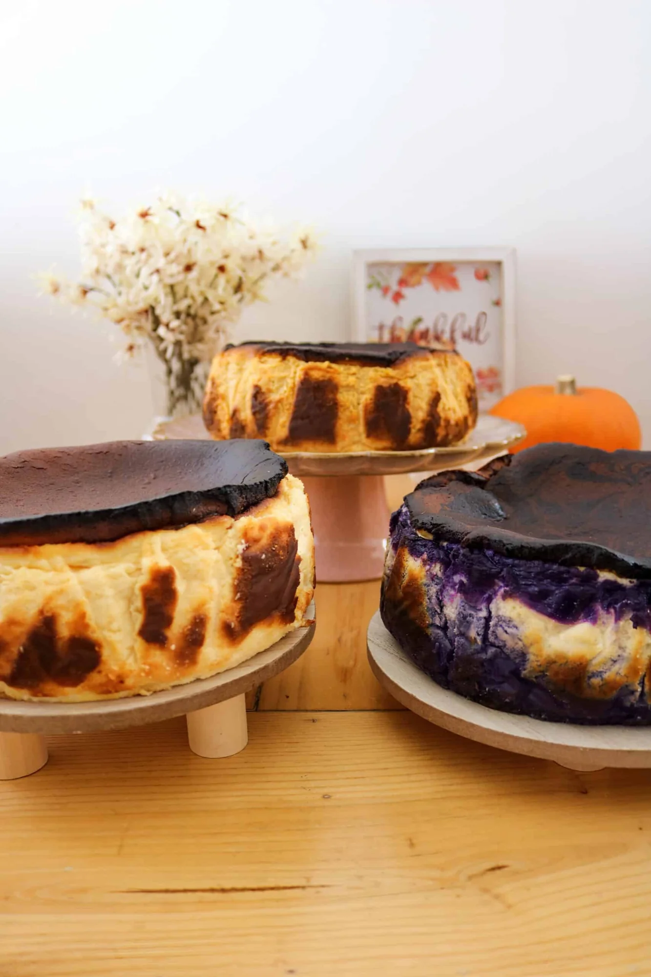Whole Basque Cheesecake — Original, Ube, Oreo (6" or 8")