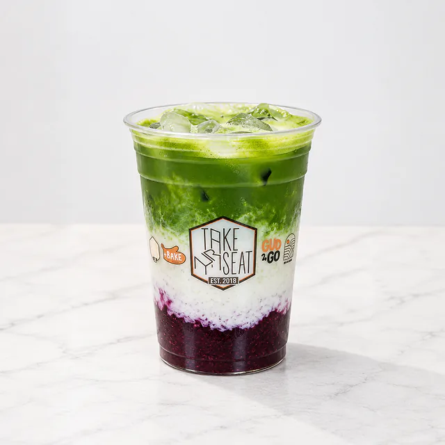 Blueberry Matcha at +Bake Cafe