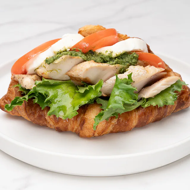 Chicken Caprese Croissant at +Bake Cafe