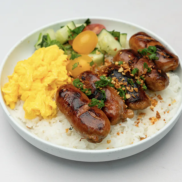 Longanisa Rice Bowl at +Bake Cafe