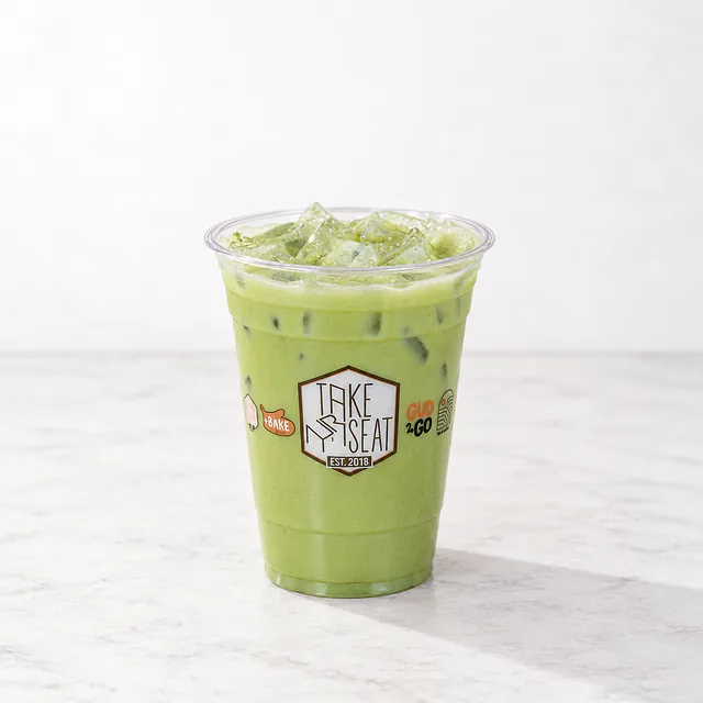 Matcha Latte from +Bake Cafe in Rancho Cucamonga