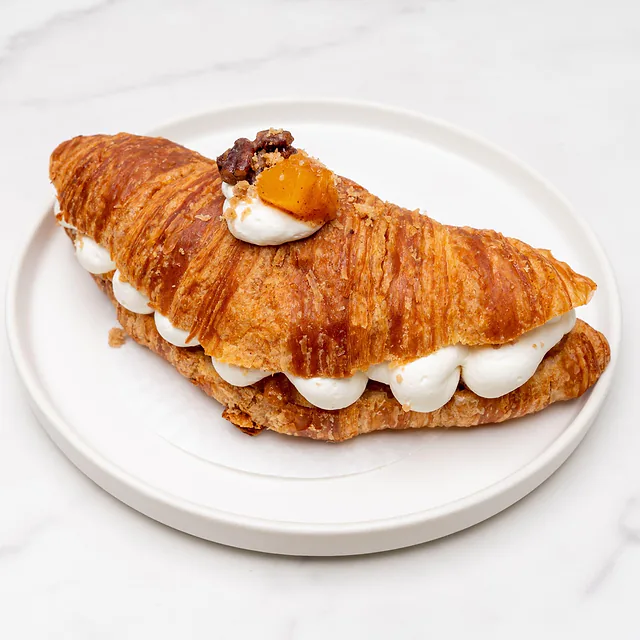 Peach Cobbler Croissant at +Bake Cafe