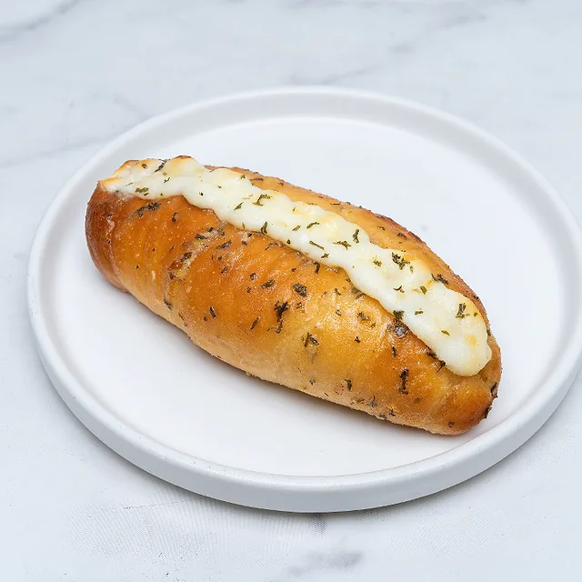 Garlic Cream Cheese Salt Bread at +Bake Cafe